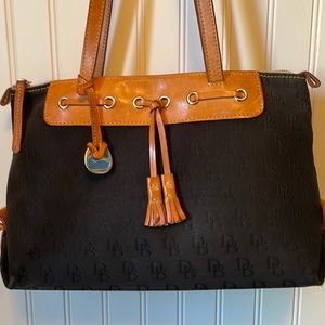 Vintage Dooney & Bourke Monogram Tote.